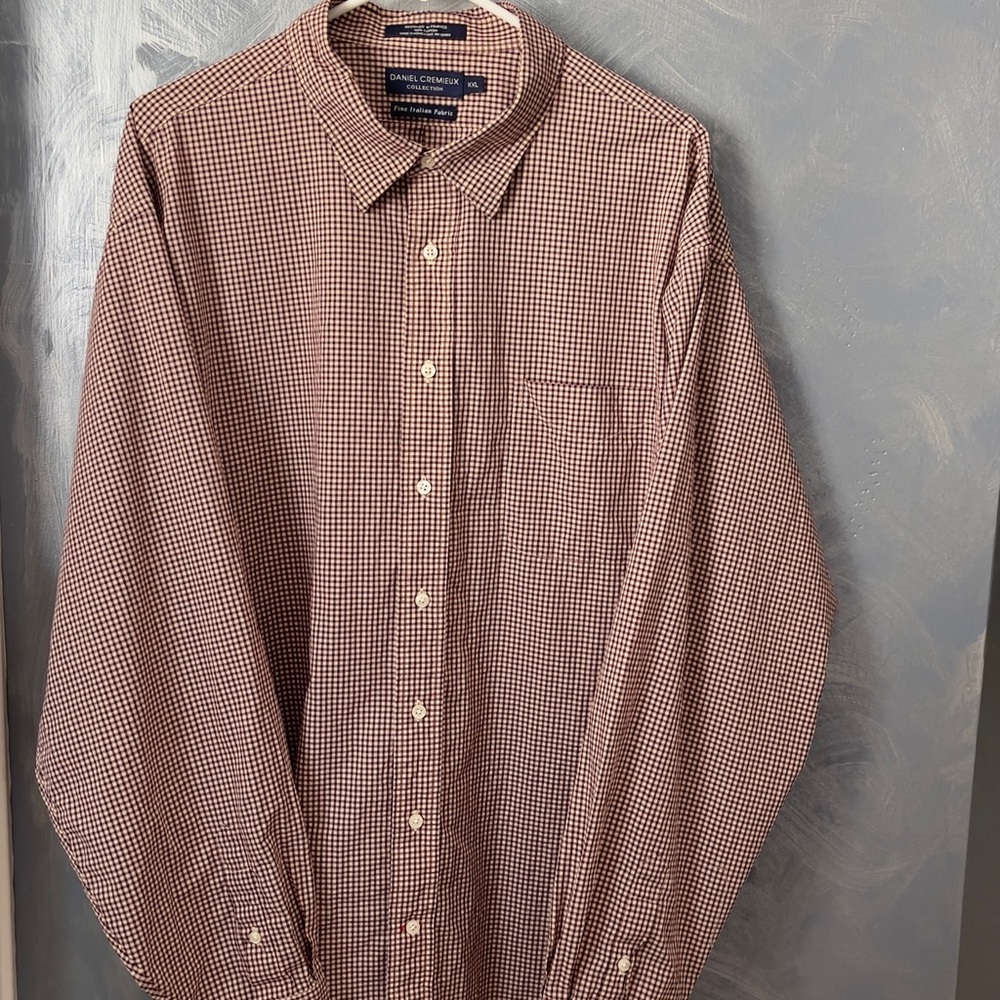 MENS DANIEL CREMIEUX COLLECTION LONG SLEEVE DRESS SHIRT